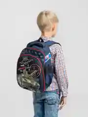 Синий рюкзак школьный