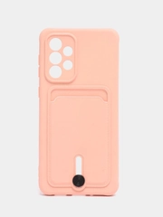 Чехол Samsung Galaxy A33, Самсунг Галакси А33 5G силиконовый, с карманом для карты