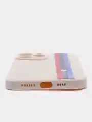 Бежевый чехол на iPhone 11, 11 Pro Max, 12, 12 Pro Max, 13 Pro Max, глянцевый