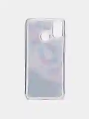 Пурпурный чехол Honor 9X Lite, силиконовый, переливашка с рисунком