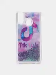 Пурпурный чехол Honor 9X Lite, силиконовый, переливашка с рисунком