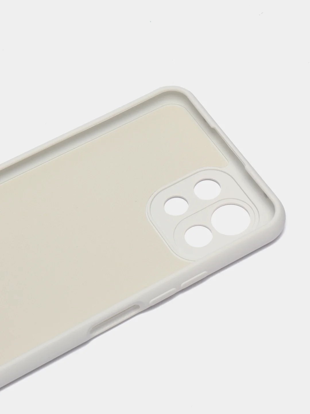 Белый чехол для Xiaomi 10A, 10C, 9C, 9A, Note 11, Mi 12 Lite, 12X, с бортами, защитой камеры