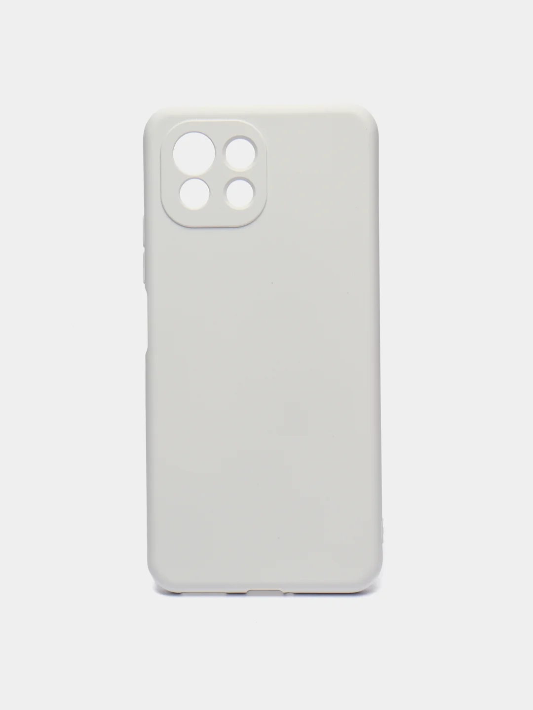 Белый чехол для Xiaomi 10A, 10C, 9C, 9A, Note 11, Mi 12 Lite, 12X, с бортами, защитой камеры