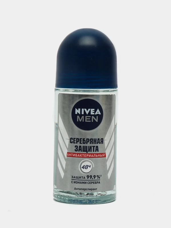 NIVEA MEN Дезодорант-антиперспирант мужской  "Серебряная защита" роликовый 50 мл