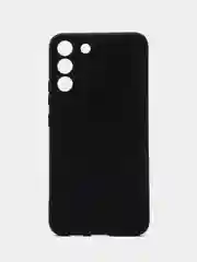 Черный чехол Samsung Galaxy S22 Plus, Самсунг Галакси С22 Плюс силиконовый, матовый, черный