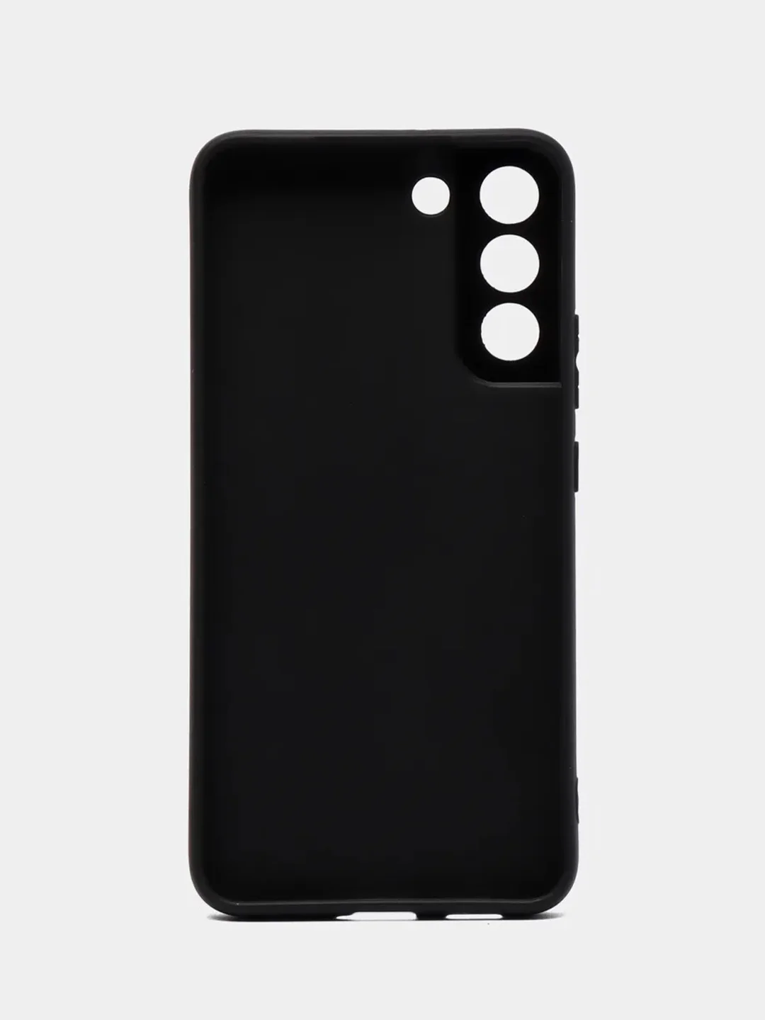 Угольный чехол Samsung Galaxy S22 Plus, Самсунг Галакси С22 Плюс силиконовый, матовый, черный