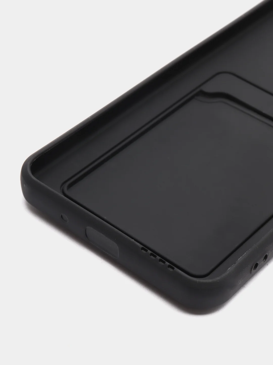 Черный чехол с карманом для карт Xiaomi Redmi Note 8 Pro 9 9A 9C 9T 10 10C 10A 11 Lite 11T Pro