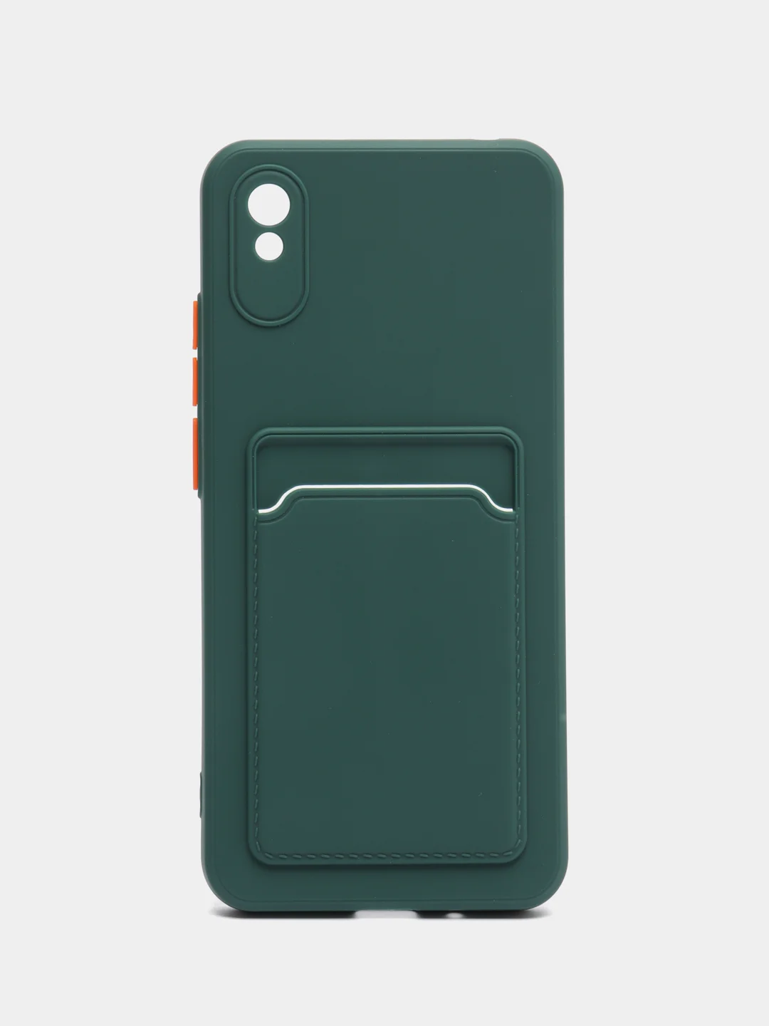 Зеленый чехол с карманом для карт Xiaomi Redmi Note 8 Pro 9 9A 9C 9T 10 10C 10A 11 Lite 11T Pro