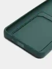 Зеленый чехол с карманом для карт Xiaomi Redmi Note 8 Pro 9 9A 9C 9T 10 10C 10A 11 Lite 11T Pro