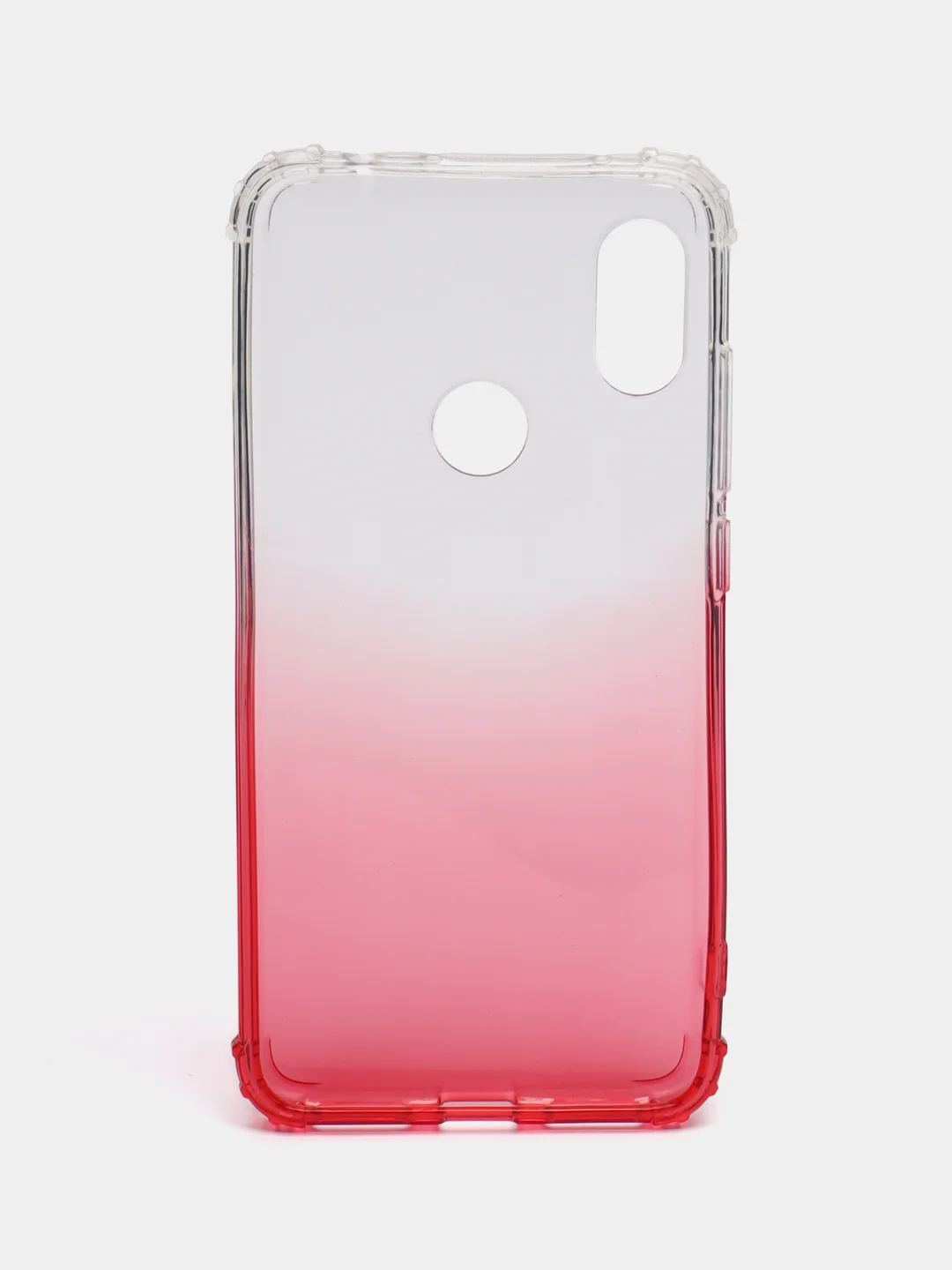 Красный чехол-накладка на Xiaomi Redmi Note 6 Gradient, силиконовый, с усиленной защитой