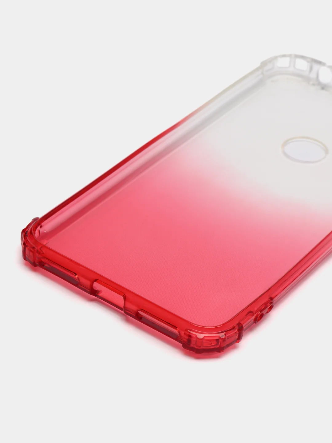 Красный чехол-накладка на Xiaomi Redmi Note 6 Gradient, силиконовый, с усиленной защитой