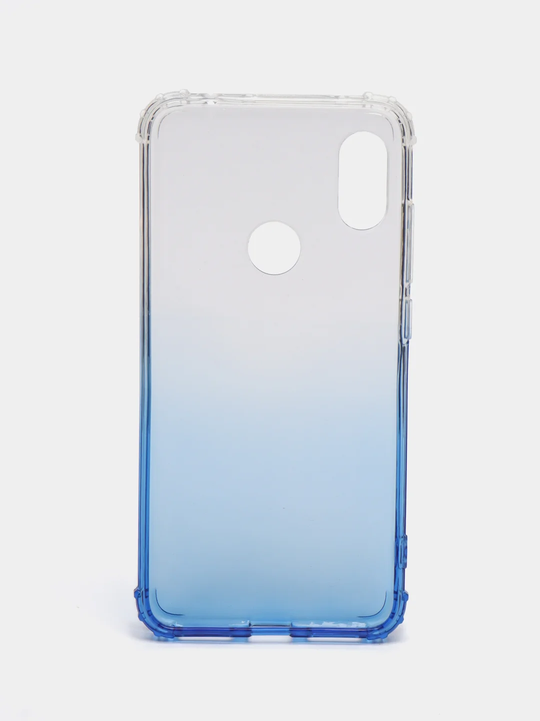 Голубой чехол-накладка на Xiaomi Redmi Note 6 Gradient, силиконовый, с усиленной защитой