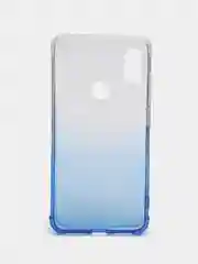 Голубой чехол-накладка на Xiaomi Redmi Note 6 Gradient, силиконовый, с усиленной защитой