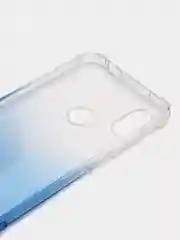 Голубой чехол-накладка на Xiaomi Redmi Note 6 Gradient, силиконовый, с усиленной защитой