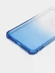 Голубой чехол-накладка на Xiaomi Redmi Note 6 Gradient, силиконовый, с усиленной защитой