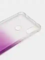 Фиолетовый чехол-накладка на Xiaomi Redmi Note 6 Gradient, силиконовый, с усиленной защитой