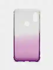 Фиолетовый чехол-накладка на Xiaomi Redmi Note 6 Gradient, силиконовый, с усиленной защитой