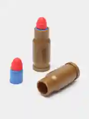 Зеленый пистолет GLOCK-18, с глушителем, выброс гильз