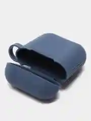 Темно-синий чехол для наушников Apple AirPods 1, 2, TWS i9s, i10, i12, i13, i14, i15, i100
