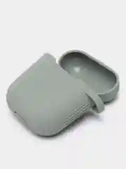 Серый чехол для наушников Apple AirPods 1, 2, TWS i9s, i10, i12, i13, i14, i15, i100