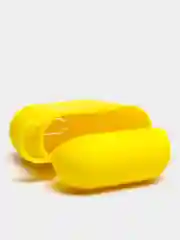 Желтый чехол для наушников Apple AirPods 1, 2, TWS i9s, i10, i12, i13, i14, i15, i100
