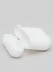 Белый чехол для наушников Apple AirPods 1, 2, TWS i9s, i10, i12, i13, i14, i15, i100