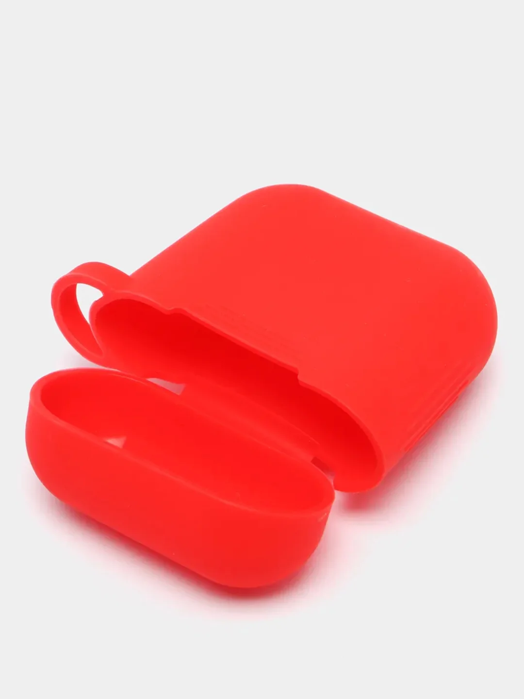 Красный чехол для наушников Apple AirPods 1, 2, TWS i9s, i10, i12, i13, i14, i15, i100