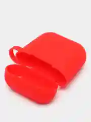 Красный чехол для наушников Apple AirPods 1, 2, TWS i9s, i10, i12, i13, i14, i15, i100