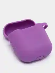 Фиолетовый чехол для наушников Apple AirPods 1, 2, TWS i9s, i10, i12, i13, i14, i15, i100