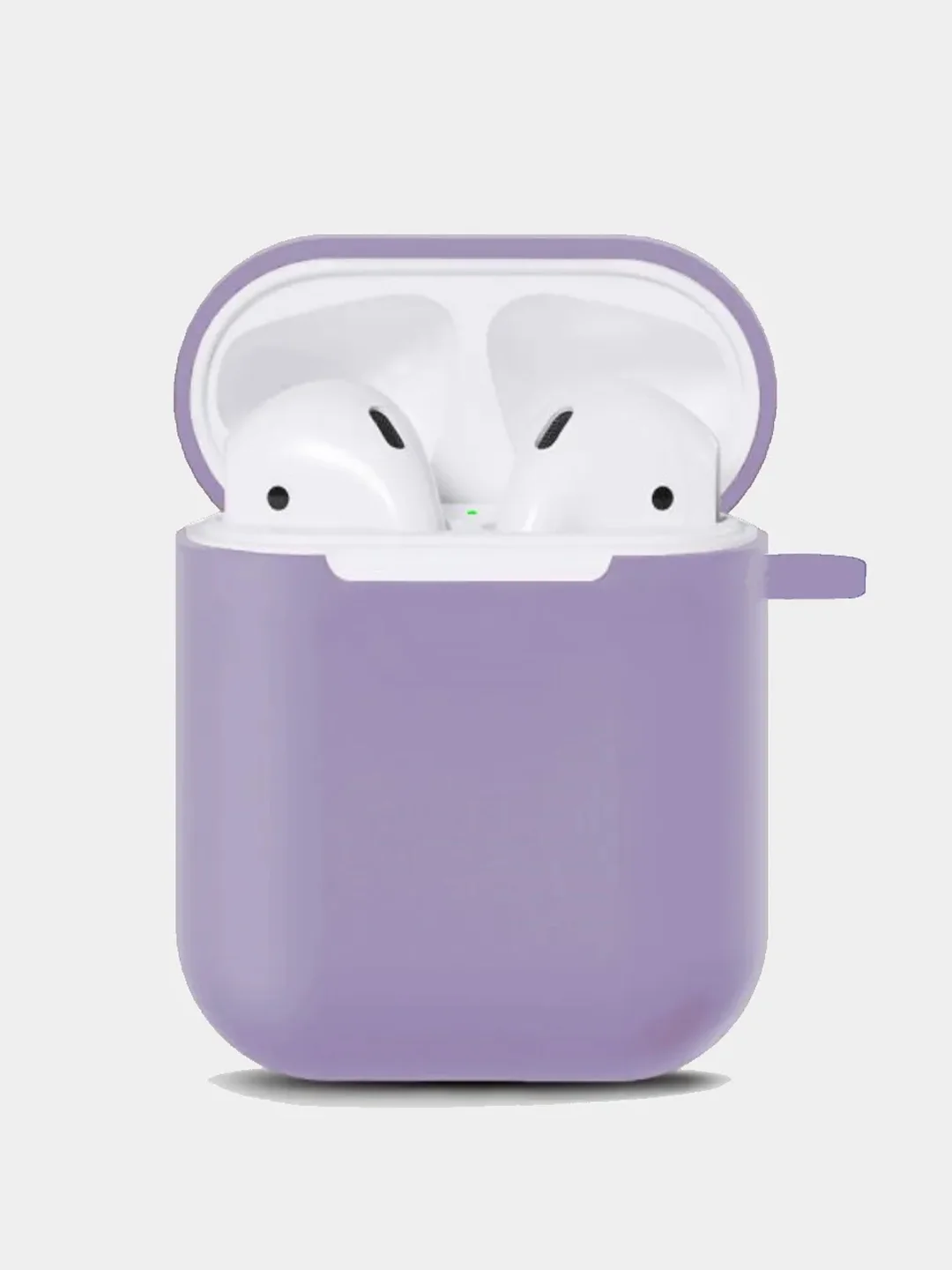 Лавандовый чехол для наушников Apple AirPods 1, 2, TWS i9s, i10, i12, i13, i14, i15, i100