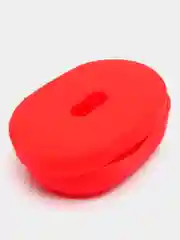 Красный чехол для наушников Xiaomi Redmi Airdots / Airdots S / Airdots 2 силиконовый аирдотс
