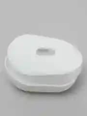 Белый чехол для наушников Xiaomi Redmi Airdots / Airdots S / Airdots 2 силиконовый аирдотс