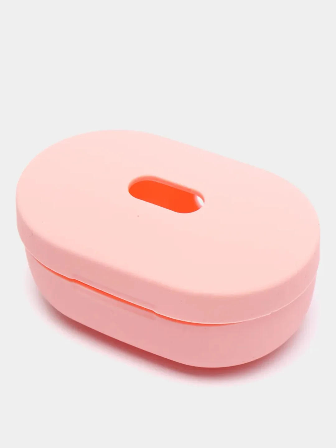 Розовый чехол для наушников Xiaomi Redmi Airdots / Airdots S / Airdots 2 силиконовый аирдотс