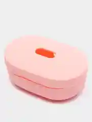 Розовый чехол для наушников Xiaomi Redmi Airdots / Airdots S / Airdots 2 силиконовый аирдотс
