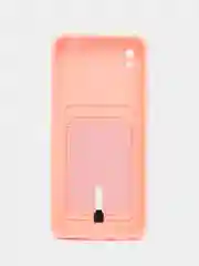 Конфетный чехол Xiaomi Redmi 9A, Сяоми Редми 9А, силиконовый, с карманом для карты