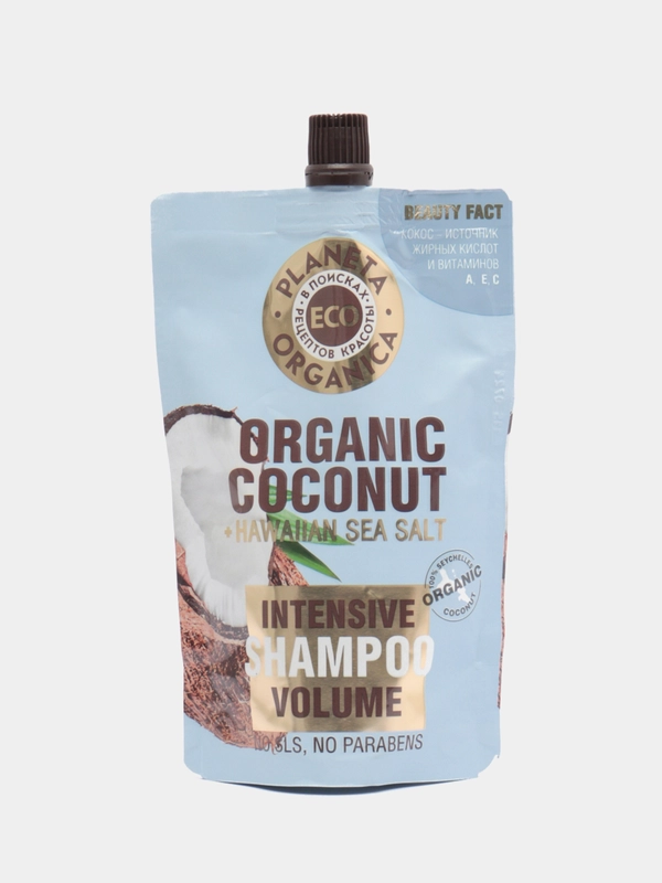 Planeta Organica Eco Organic coconut Шампунь для объема волос 200 мл