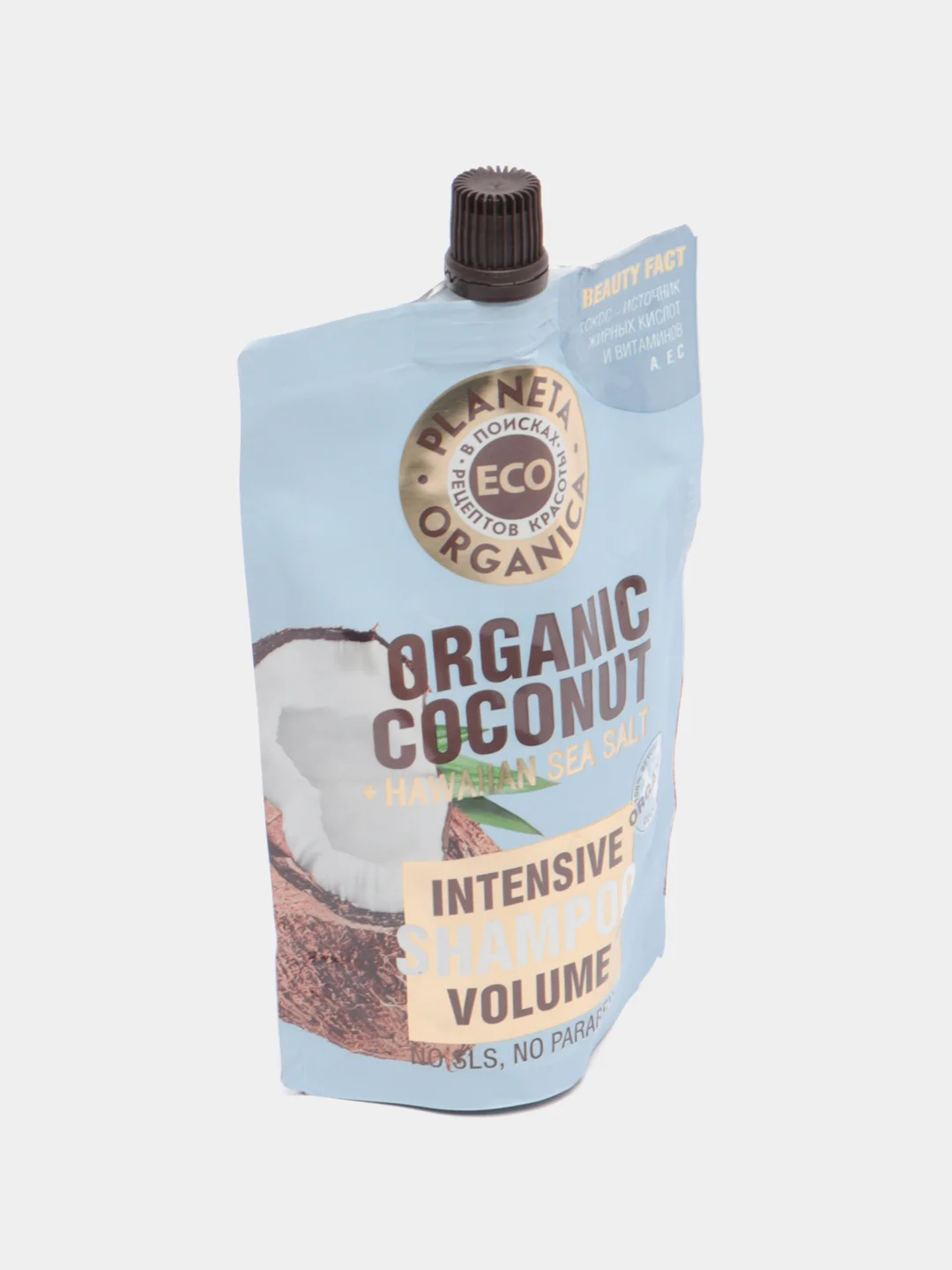 Planeta Organica Eco Organic coconut Шампунь для объема волос 200 мл
