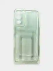 Чехол для Samsung Galaxy S20 FE / S20FE, Галакси С20 ФЕ прозрачный с карманом для карты