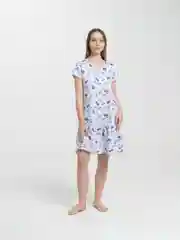 Аметистовый платье женское, домашняя сорочка, хлопок