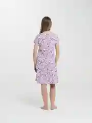 Лавандовый платье женское, домашняя сорочка, хлопок