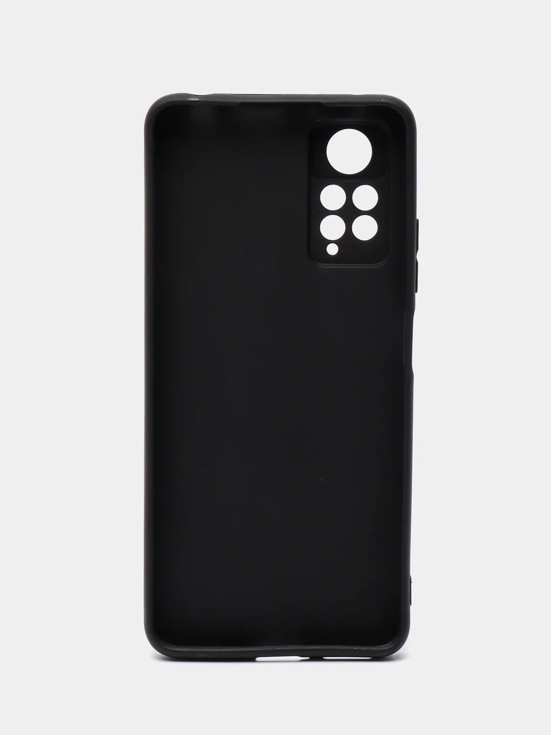 Угольный чехол Xiaomi Redmi Note 11 Pro 4G, Российская версия, черный, силиконовый, матовый