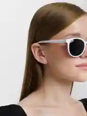 Белый солнцезащитные очки UV400, женские