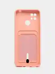 Конфетный чехол Xiaomi Redmi 10C / Poco C40, Сяоми Редми 10С, Поко С40 силиконовый с карманом для карты
