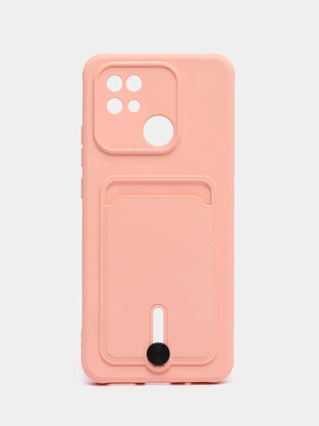 Конфетный чехол Xiaomi Redmi 10C / Poco C40, Сяоми Редми 10С, Поко С40 силиконовый с карманом для карты