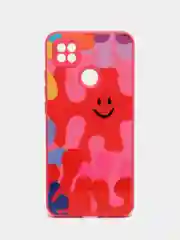 Тёмно-розовый чехол Xiaomi Redmi 9C, Redmi 9C NFC, Redmi 10A, Сяоми Редми 9С,  пластиковый под стекло