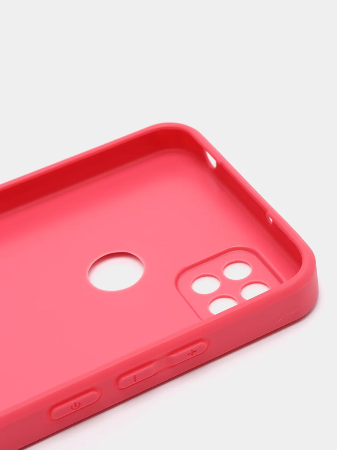 Тёмно-розовый чехол Xiaomi Redmi 9C, Redmi 9C NFC, Redmi 10A, Сяоми Редми 9С, пластиковый под стекло