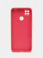 Тёмно-розовый чехол Xiaomi Redmi 9C, Redmi 9C NFC, Redmi 10A, Сяоми Редми 9С,  пластиковый под стекло