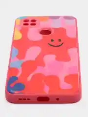 Тёмно-розовый чехол Xiaomi Redmi 9C, Redmi 9C NFC, Redmi 10A, Сяоми Редми 9С,  пластиковый под стекло