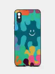 Тёмно-бирюзовый чехол Xiaomi Redmi 9A, Сяоми Редми 9А, пластиковый под стекло