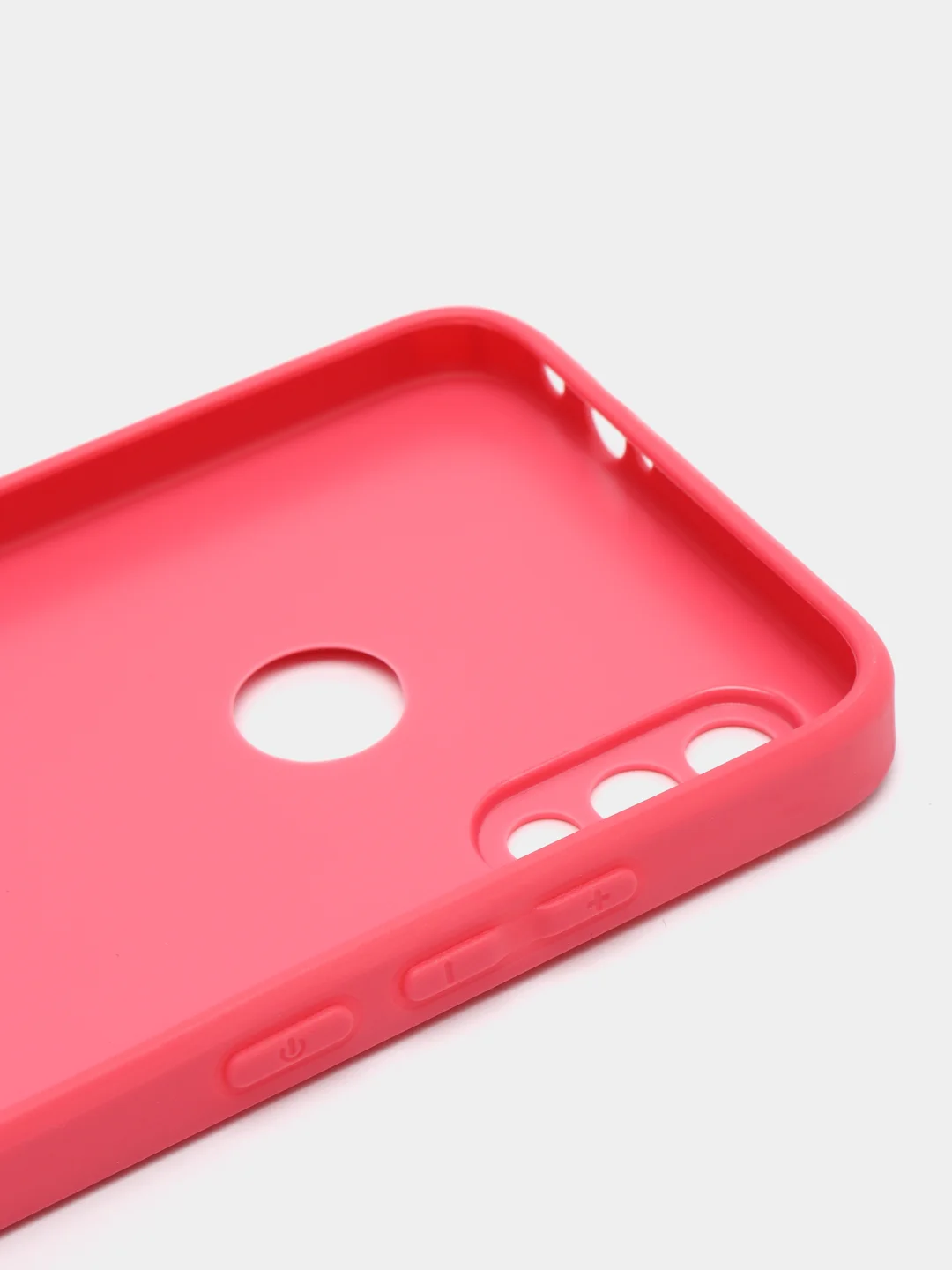 Красный чехол Xiaomi Redmi Note 7, Redmi Note 7 Pro твердый пластиковый глянцевый под стекло
